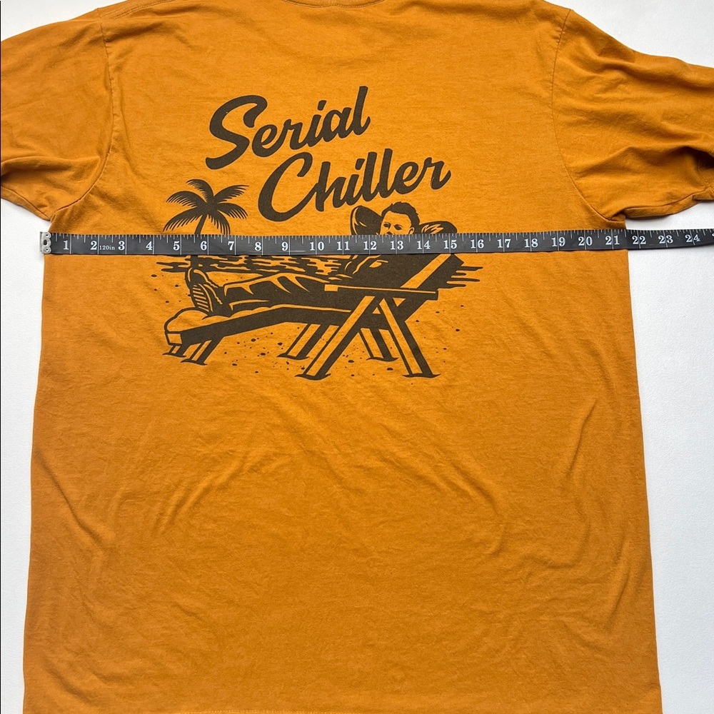 Orange Graphic Halloween John Carpenters Michael Myers‎ T-Shirt - Picture 4 of 6